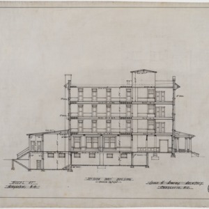 Section through building