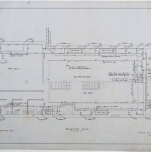 Basement plumbing plan