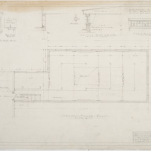 Second floor plan of addition