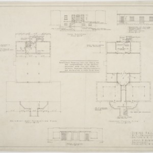 Revised floor plans, elevations of Dining Hall