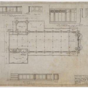Second floor and gallery plan