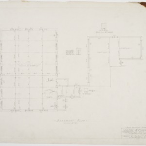 Basement framing plan