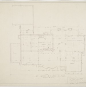 Foundation and basement plan