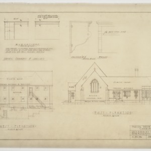 Elevations and cabinet elevations