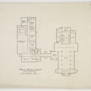 Scheme "B" first floor plan