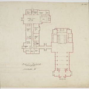 Scheme "A" first floor plan