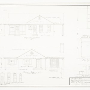 Front and Rear Elevations and Details