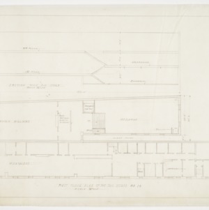 First Floor Plan of the Two Stores - As Is