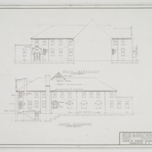 North and south elevation