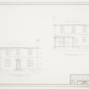 Front and rear elevation
