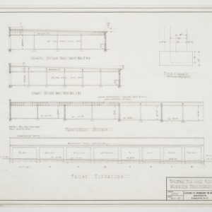 Front and sectional elevation