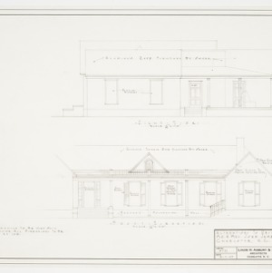 Front and right side elevation
