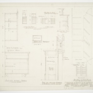 Cabinet sections and elevations