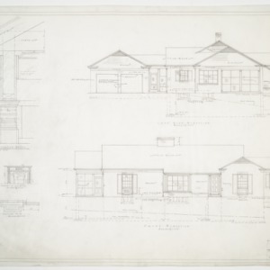 Left and Front elevations