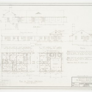 Elevations and typical apartment floor plan