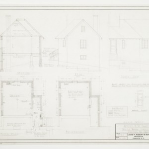 Plans, Section and Elevations