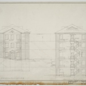 Front and rear elevations