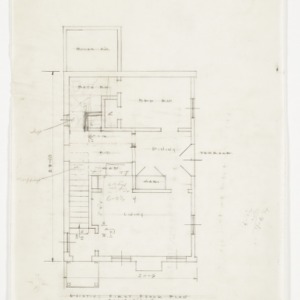 Existing First Floor Plan