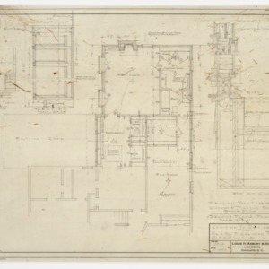 Floor plan and window section