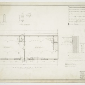 Ground floor plan and footing detail