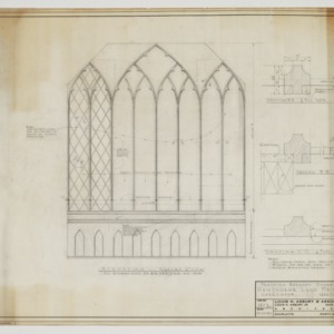 Window elevation and details