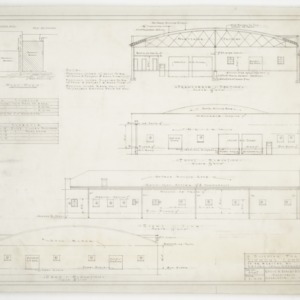 Elevations and sectional elevation