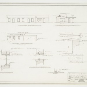 Elevations and section plans