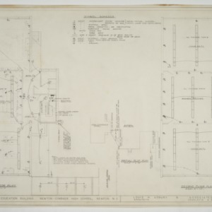 Homemaking building first and second floor plan
