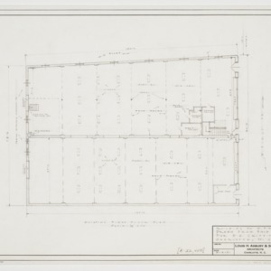 Existing first floor plan