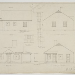 Elevations and wall sections