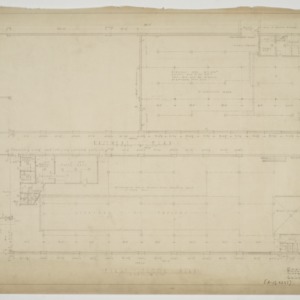 Basement and first floor plan