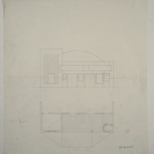 Front Elevation and Partial Plan